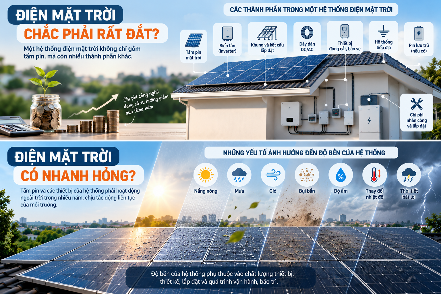 Nỗi lo về điện mặt trời